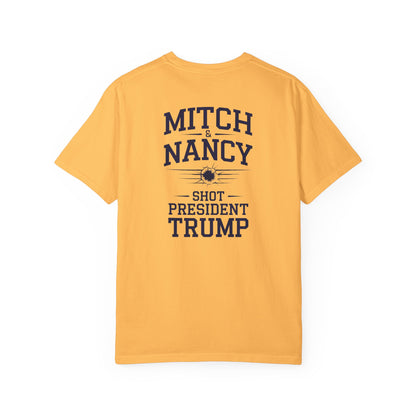 "Mitch & Nancy Shot President Trump", Unisex T-shirt
