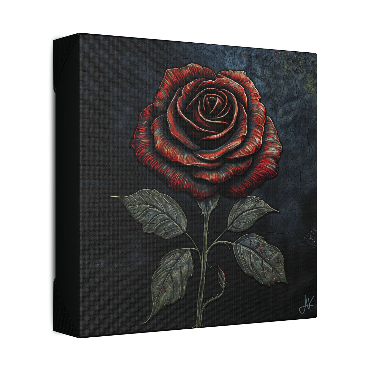 "The Rose Remains", Stretched Classic Canvas Fine Art Print