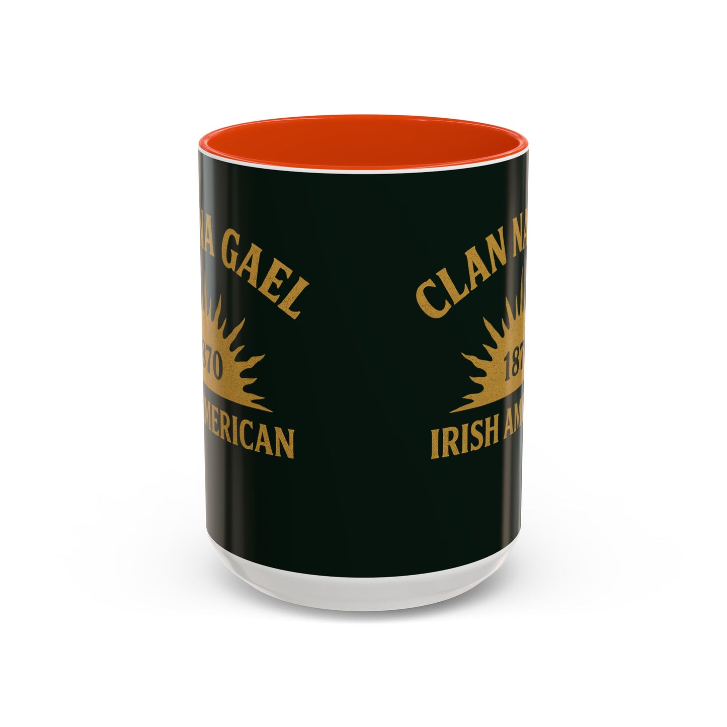 "Clan na Gael - Irish American", Colorful Mugs (11oz, 15oz) (Túath Green)