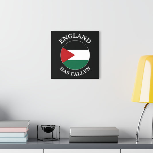 "England has Fallen", Acrylic Wall Prints (French Cleat Hanging) (Void Black)