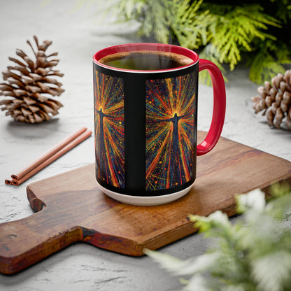 "Born Again in His Radiance - Isaiah 60:1", Colorful Mugs (11oz & 15oz)