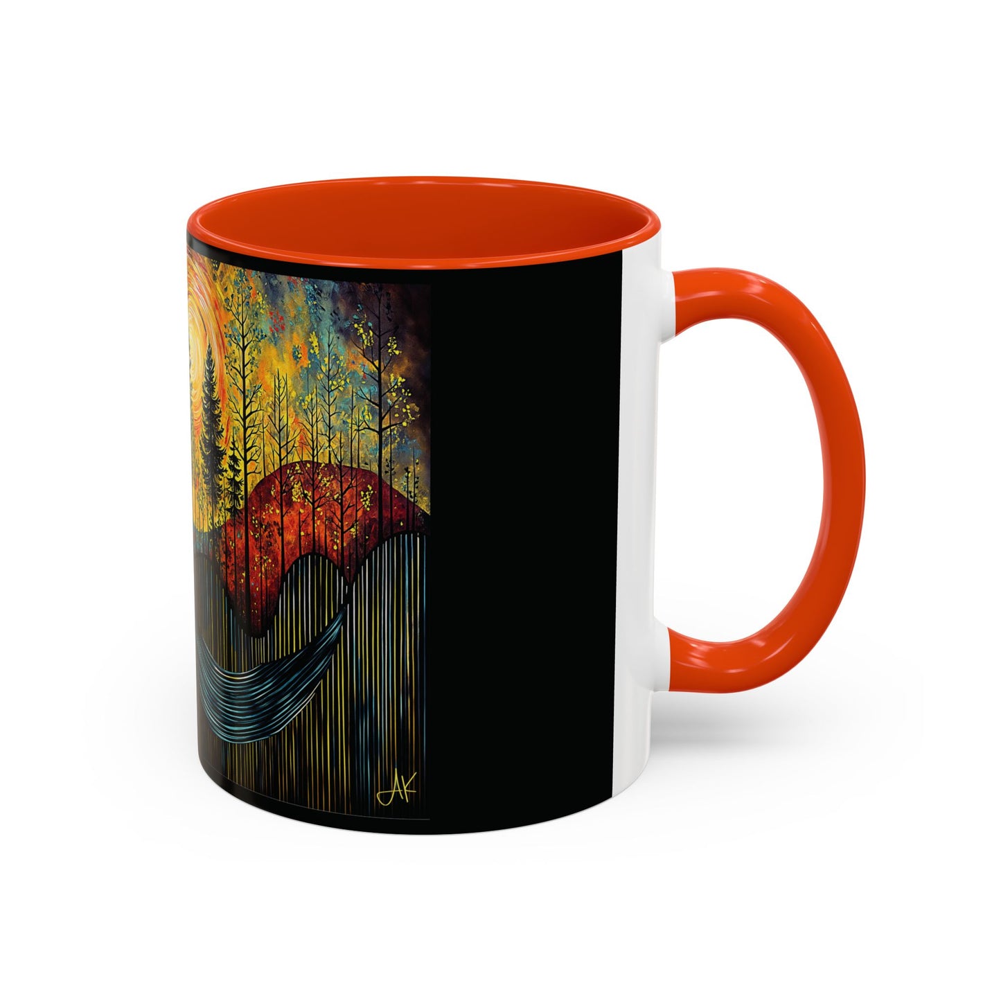 "Sacred Resonance", Colorful Mugs (11oz, 15oz)