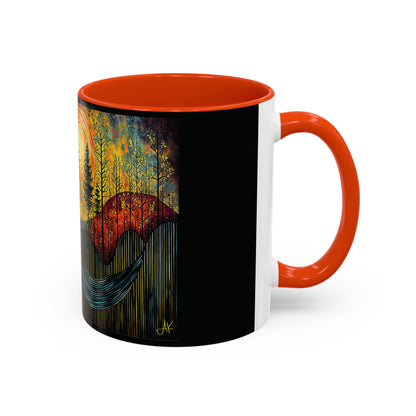 "Sacred Resonance", Colorful Mugs (11oz, 15oz)
