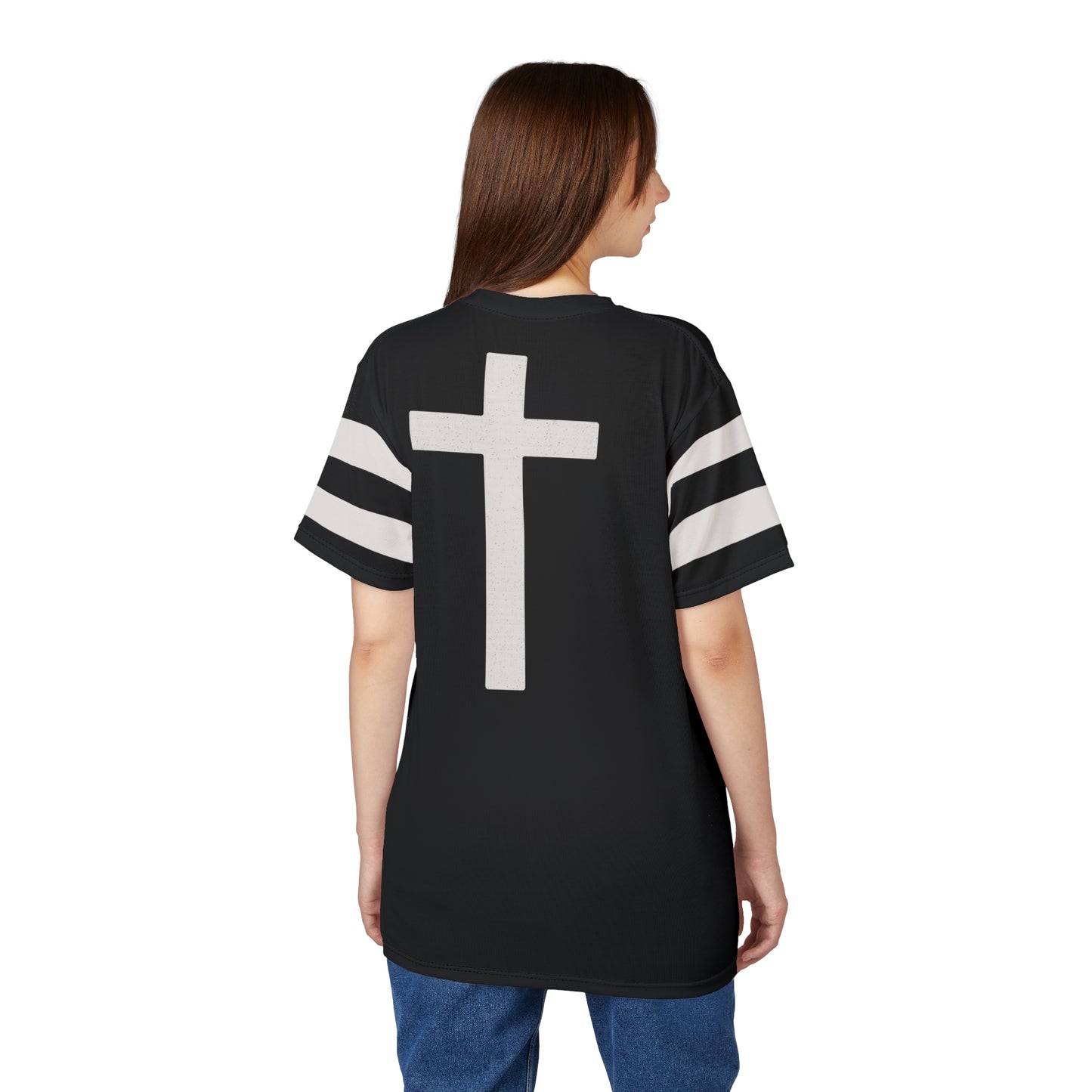 "Faith Overcomes Fear", Unisex Tee (Moonless Black)