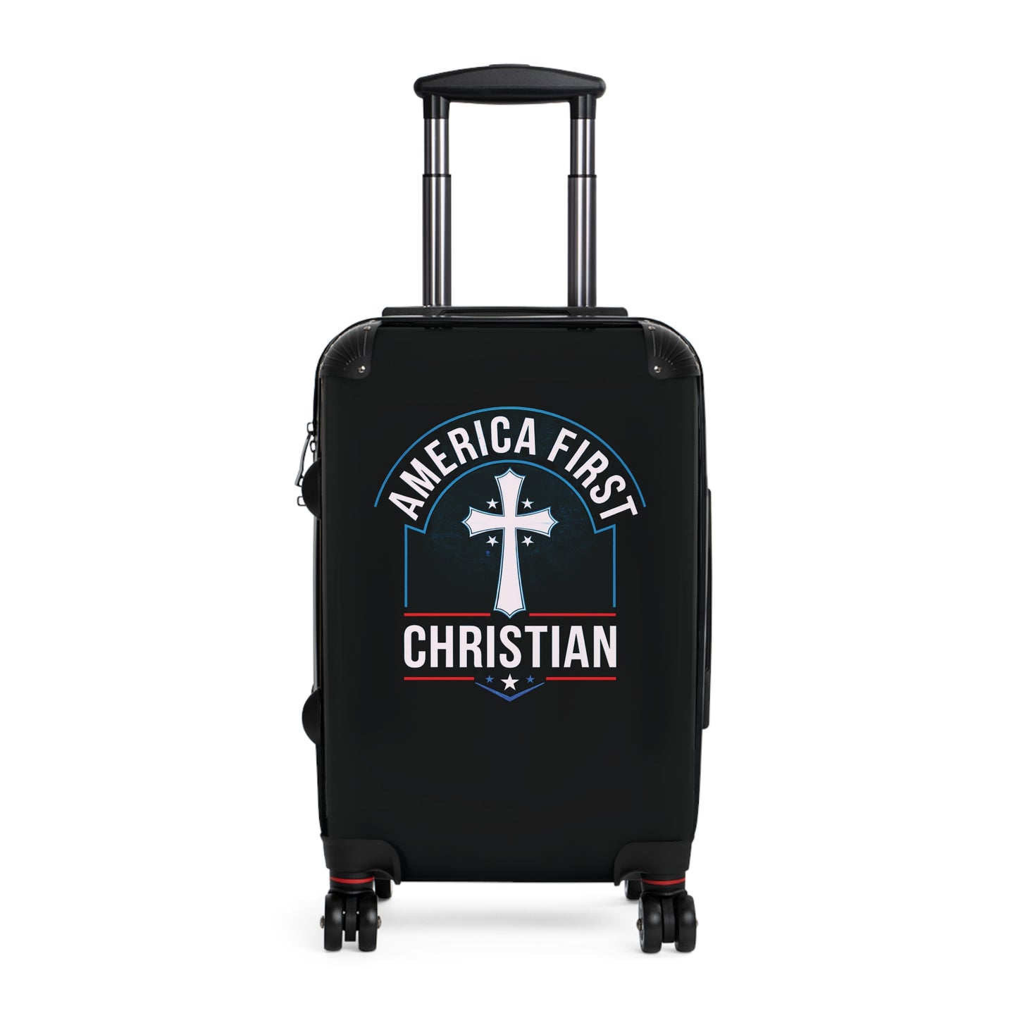 "America First - Christian" #02 Suitcases (Pitch Black)
