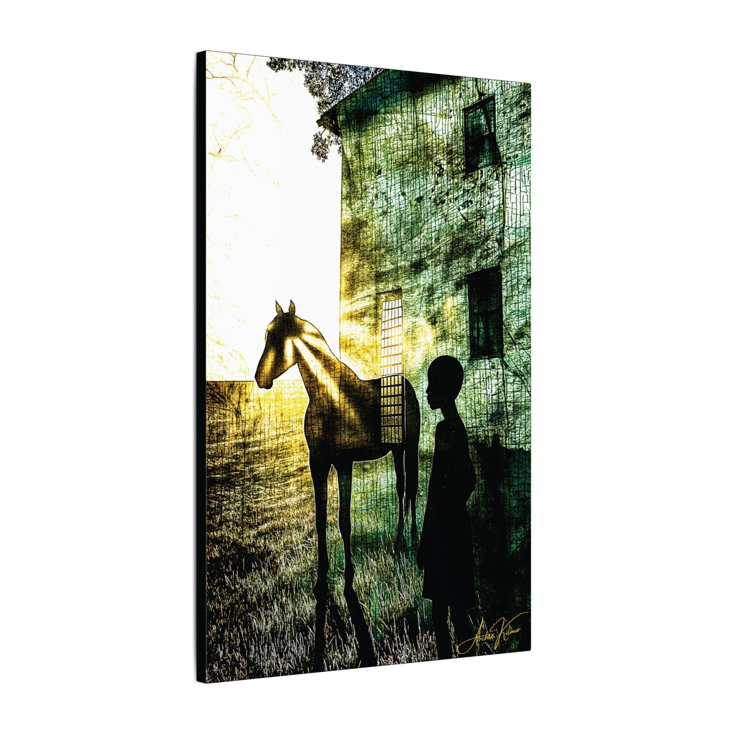 "The Back Paddock", Matte Canvas Fine Art Print
