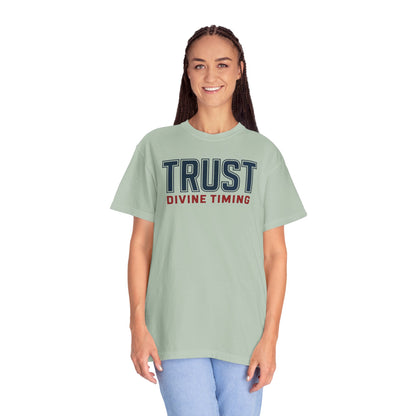 "Trust Divine Timing" #02, Unisex T-shirt