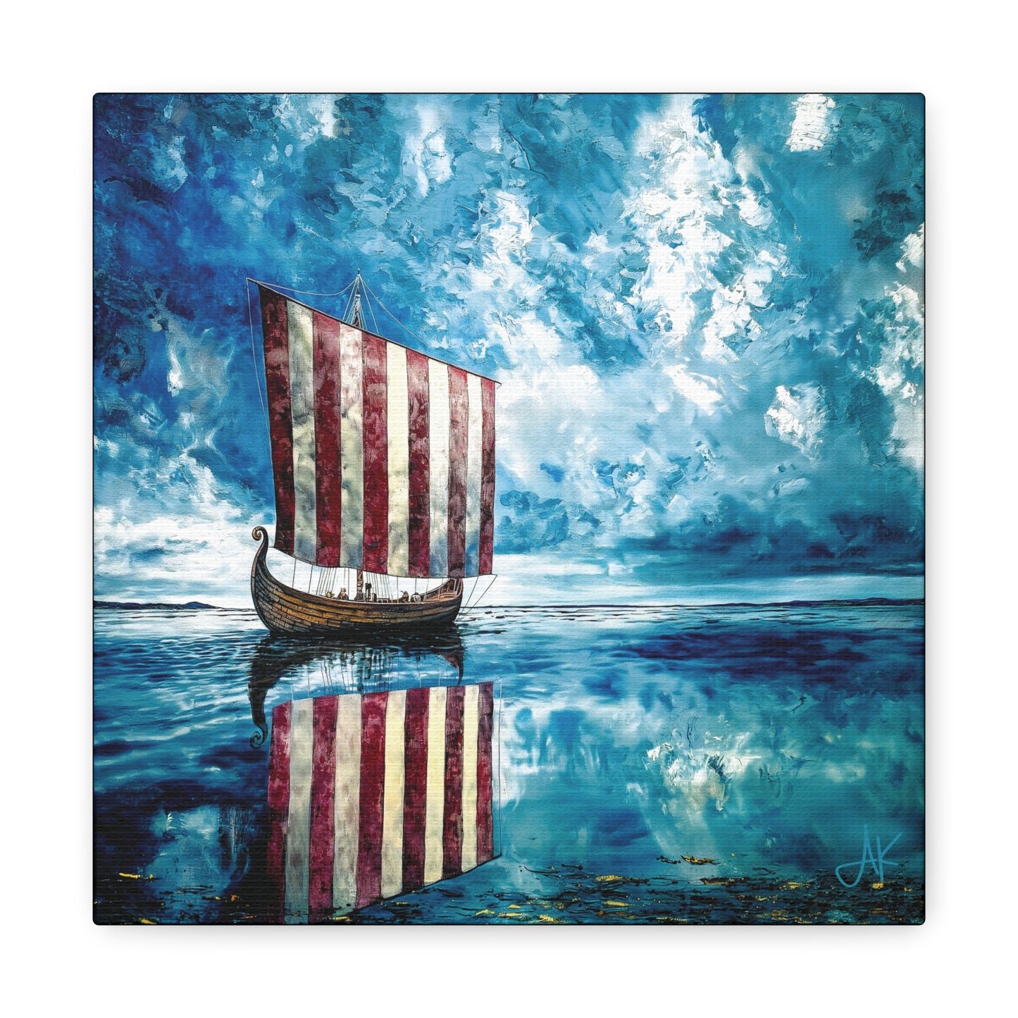 "First Keel at Cille Pheadair", Fine Art Matte Canvas, Stretched, 1.25"