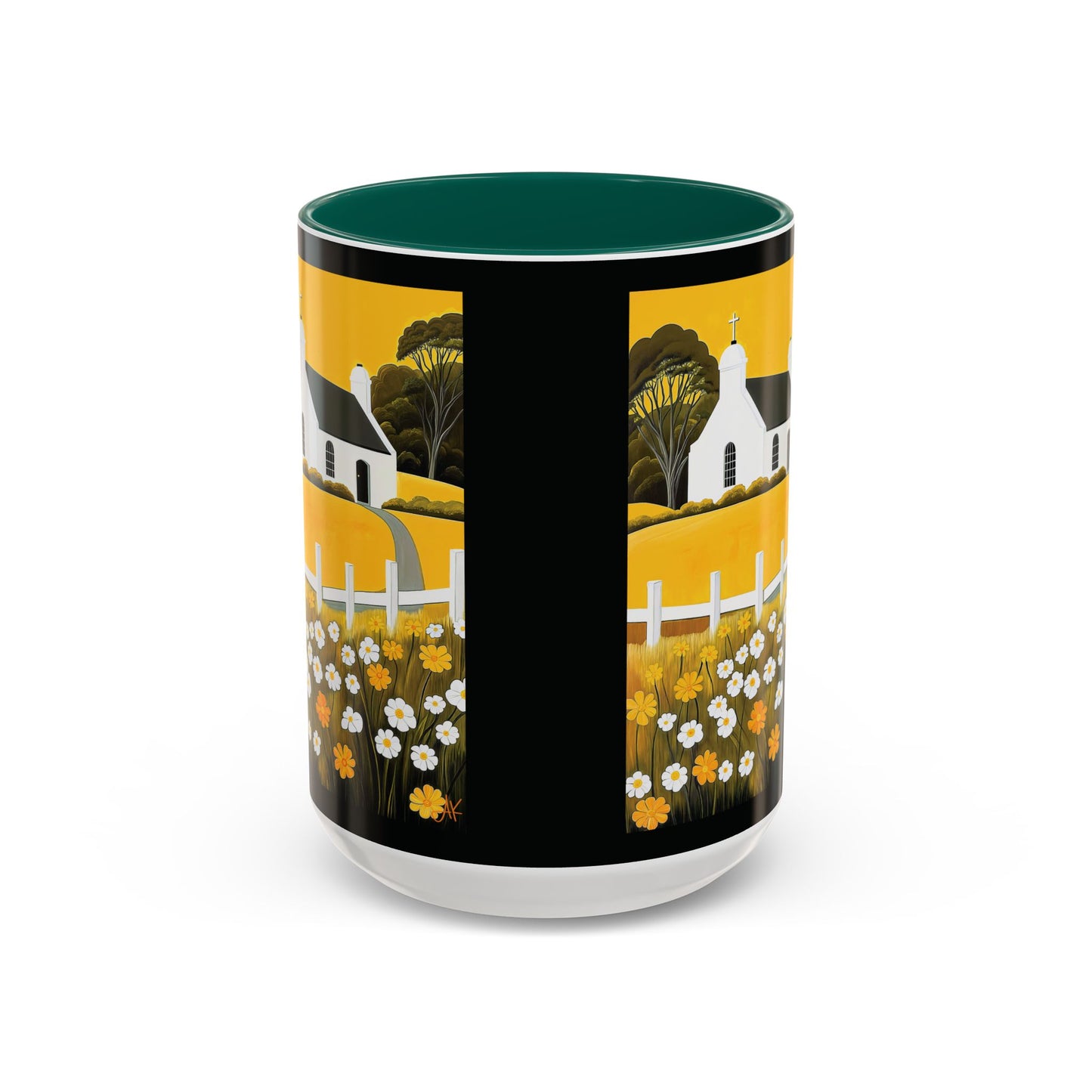 "Eaglais a’ Bhuidhe (Gaelic) - The Church of Golden Hope (English)", Colorful Mugs (11oz & 15oz)