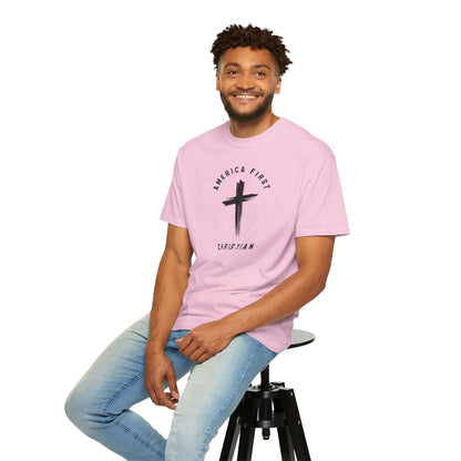 "America First Christian" #05, Unisex T-shirt (Light Colors)