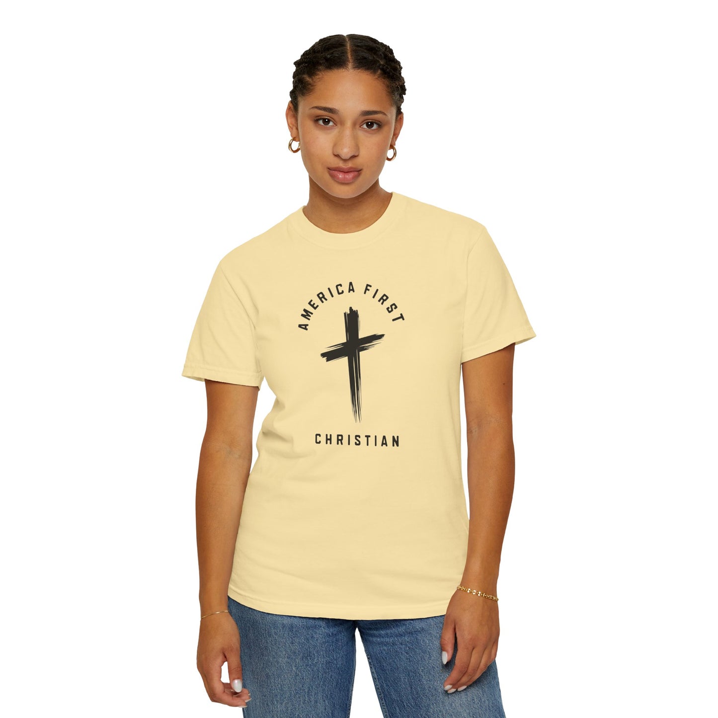 "America First Christian" #05, Unisex T-shirt (Light Colors)
