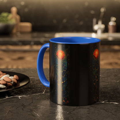 "The Living Light (John 8:12)", Colorful Mugs (11oz, 15oz)
