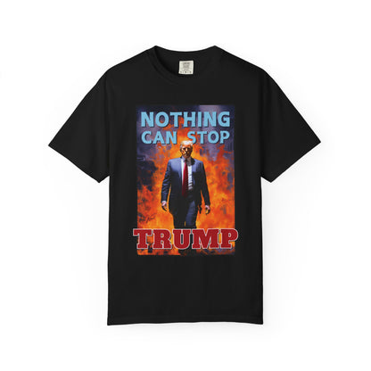 "Nothing Can Stop Trump", Unisex T-shirt (Dark Colors)