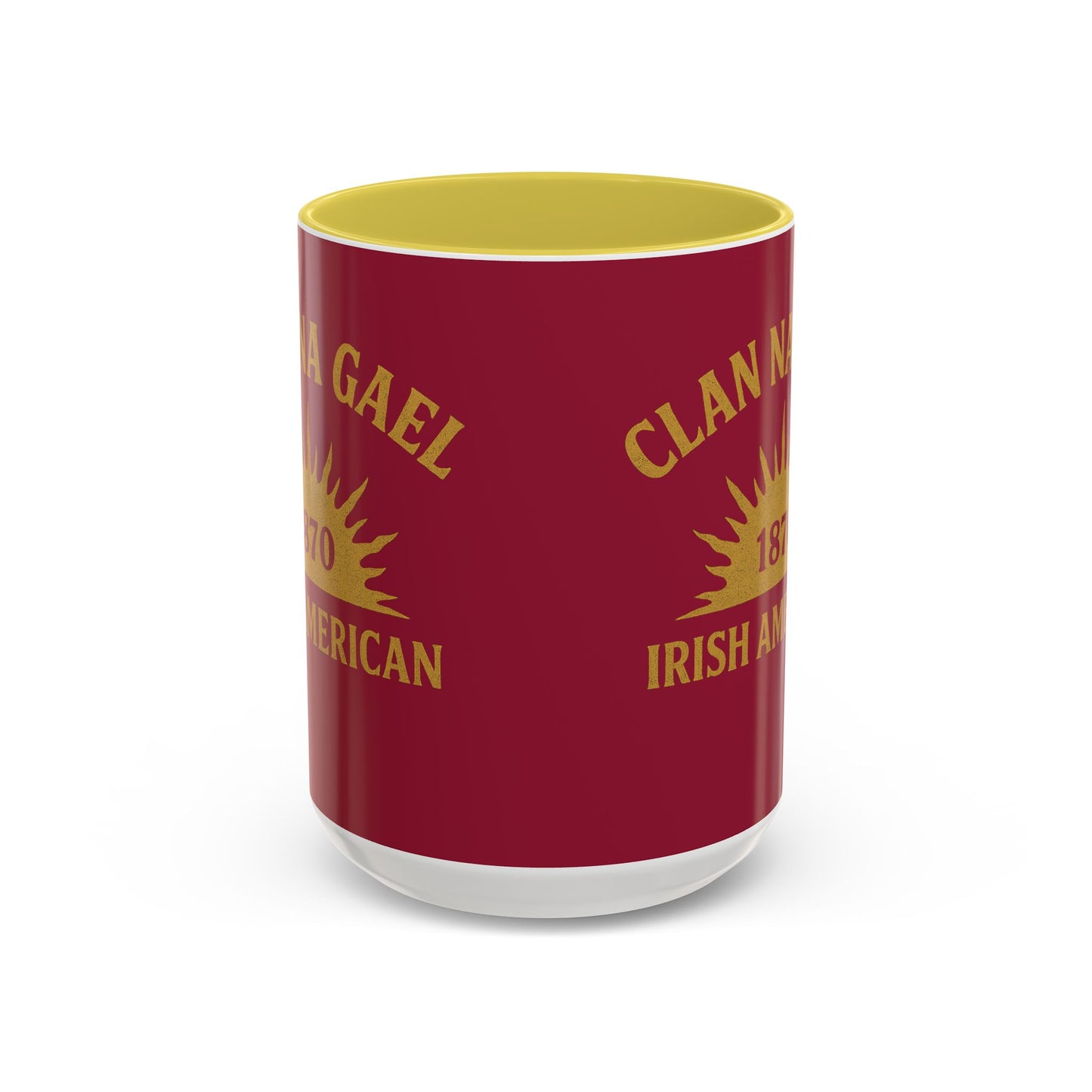 "Clan na Gael - Irish American", Colorful Mugs (11oz, 15oz) (Fénechas Red)