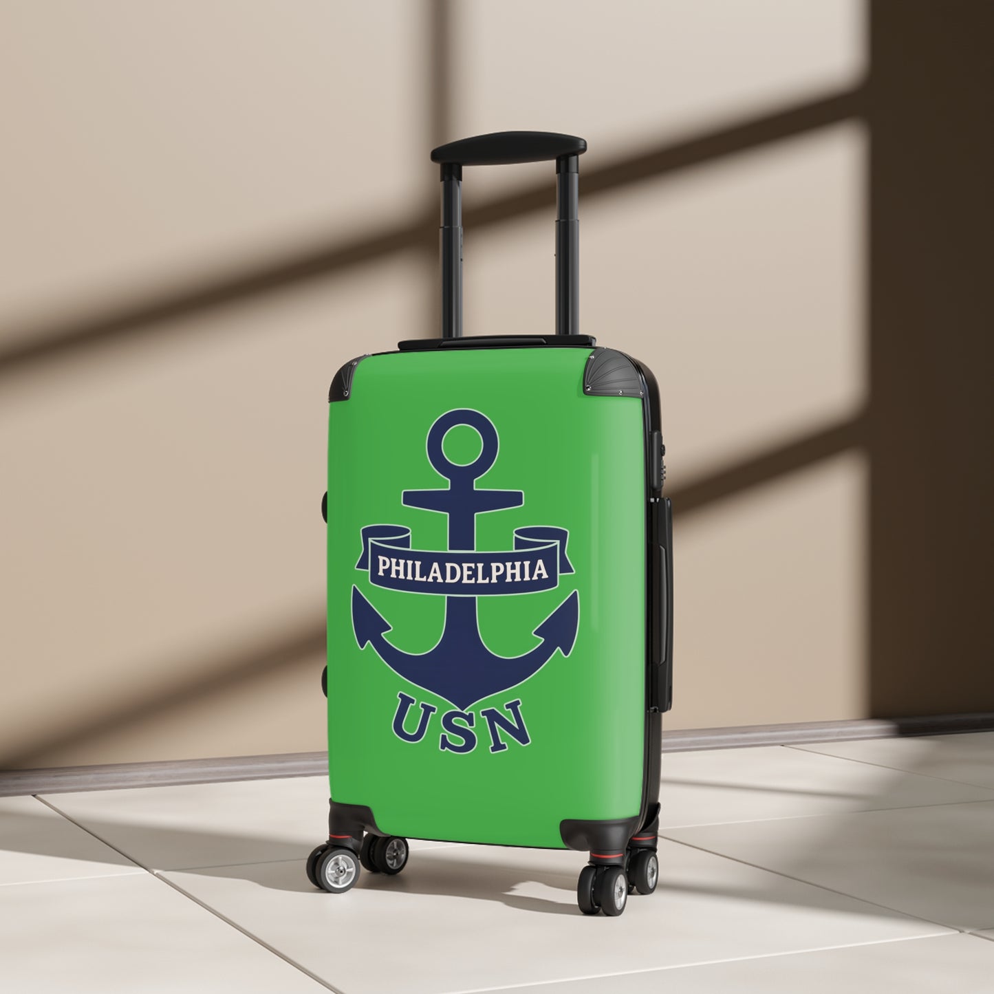 "USN Anchor", Suitcase (Black Bean)