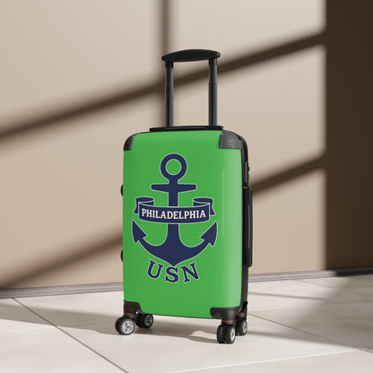 "USN Anchor", Suitcase (Black Bean)