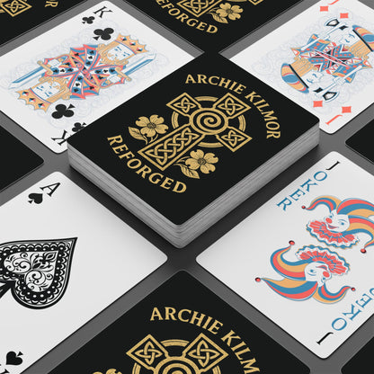 "Archie Kilmor Cross - Reforged" #01, Cultural Playing Cards (Void Black)