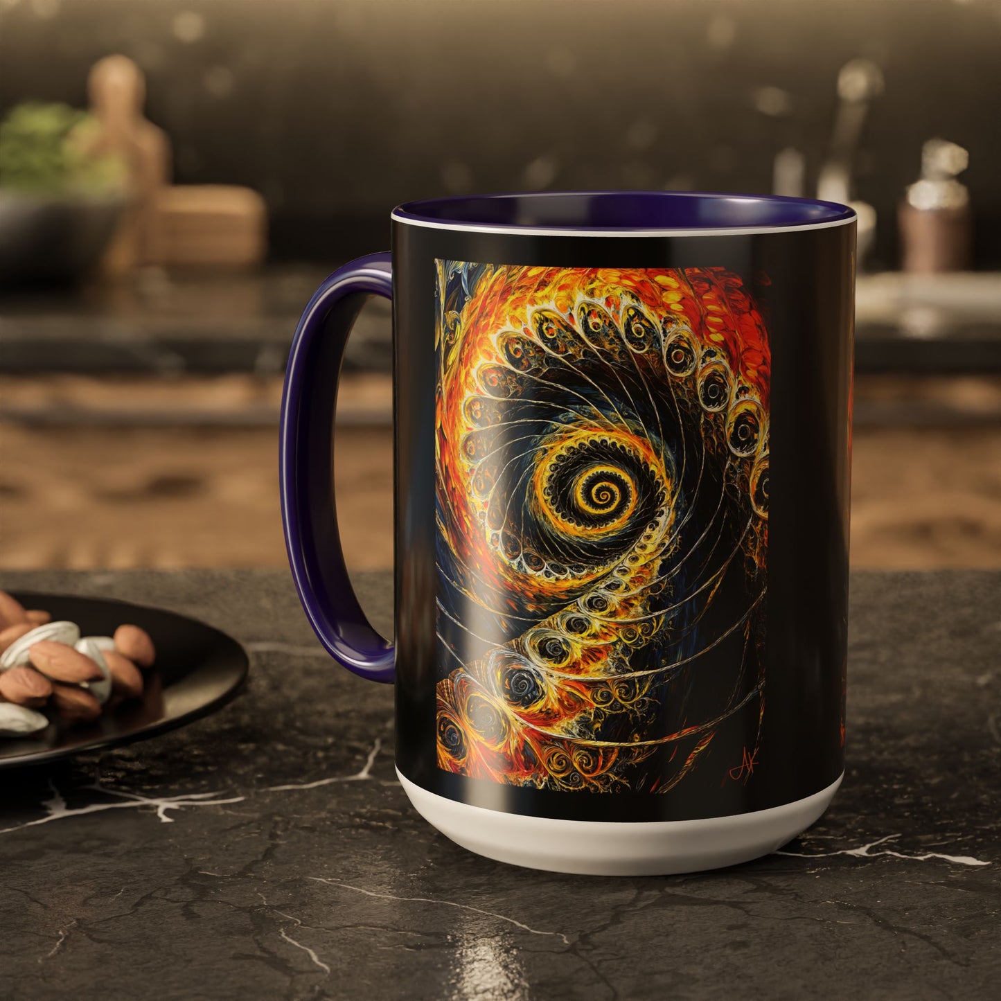 "Beauty of His Design", Colorful Mugs (11oz, 15oz)