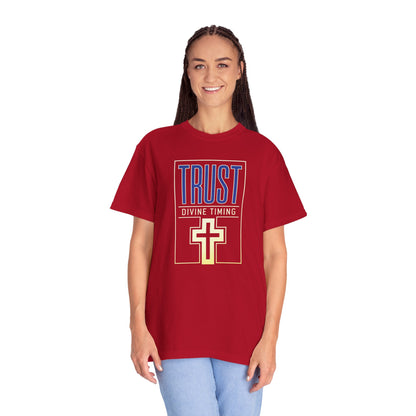 "Trust Divine Timing" #01, Unisex T-shirt