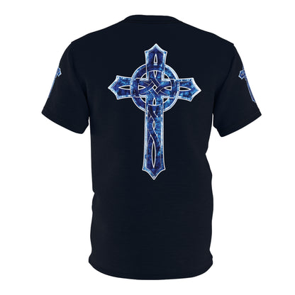 "Soldier of Christ", Unisex T-shirt (Blackstone Blue)