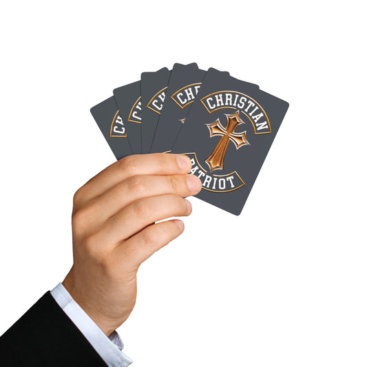"Christian Patriot" #03, Christian Playing Cards (Hebridean Grey)