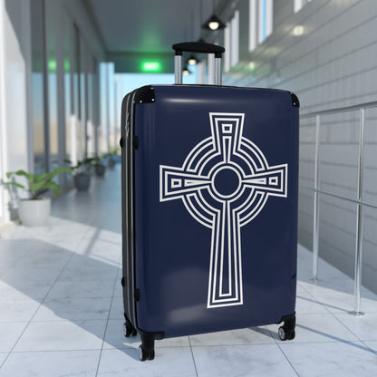 "A Simple High Cross", Suitcases (Dark Blue)