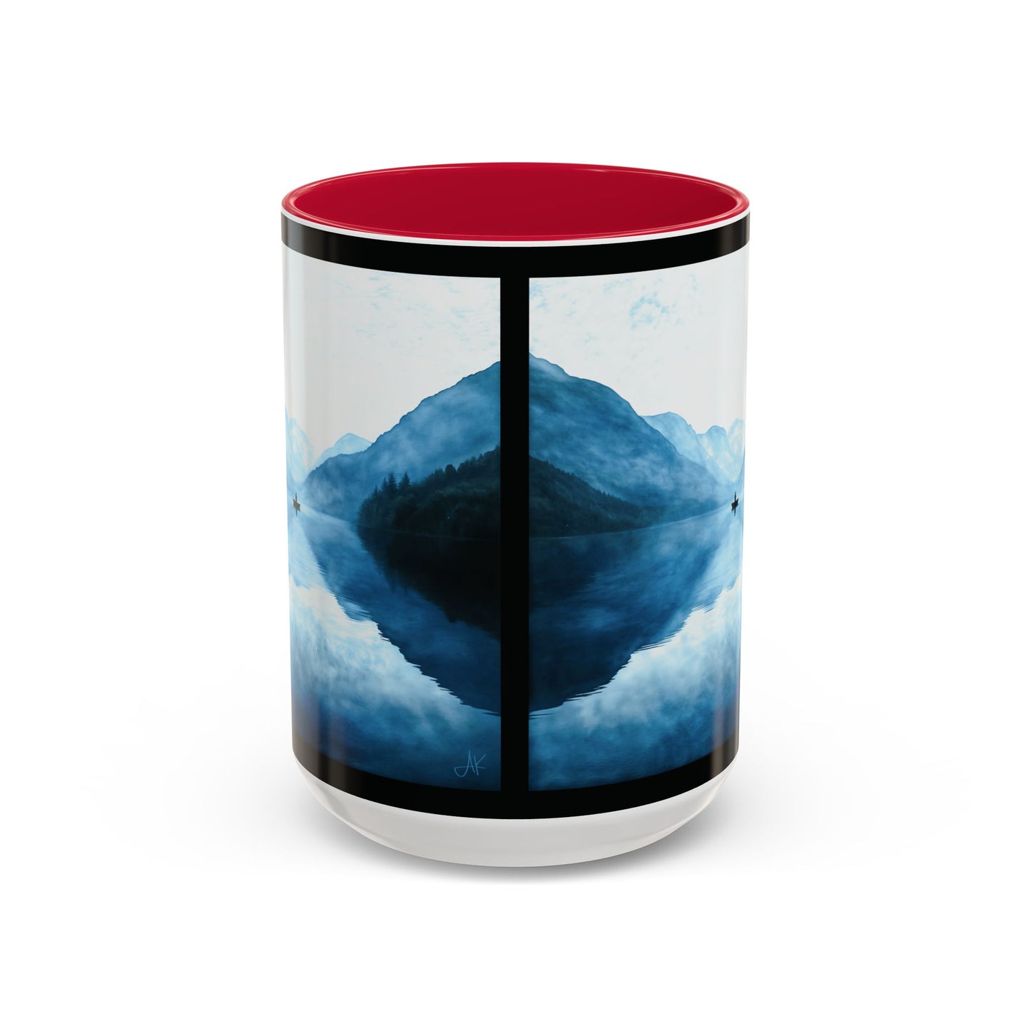 "Connected in Silence - Psalm 46:10", Colorful Mugs (11oz, 15oz)