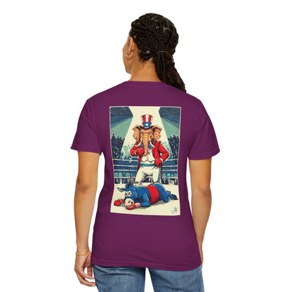 "Brutal Woke Knockout 2024", Unisex T-shirt (Dark Colors)