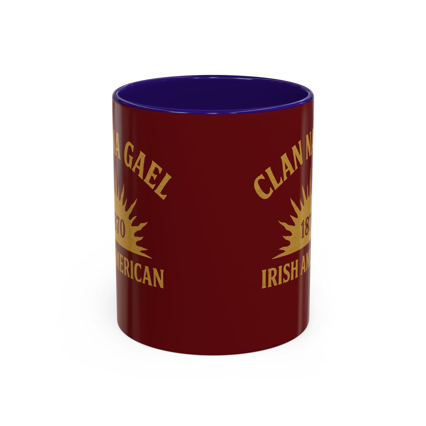 "Clan na Gael - Irish American", Colorful Mugs (11oz, 15oz) (Palladius Red)