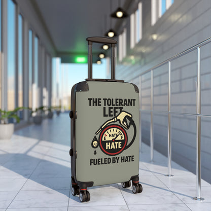 "The Tolerant Left", Suitcase (Deep Seagrass Grey)