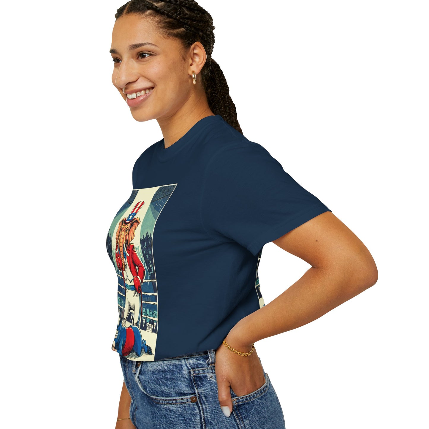 "Brutal Woke Knockout 2024", Unisex T-shirt (Dark Colors)