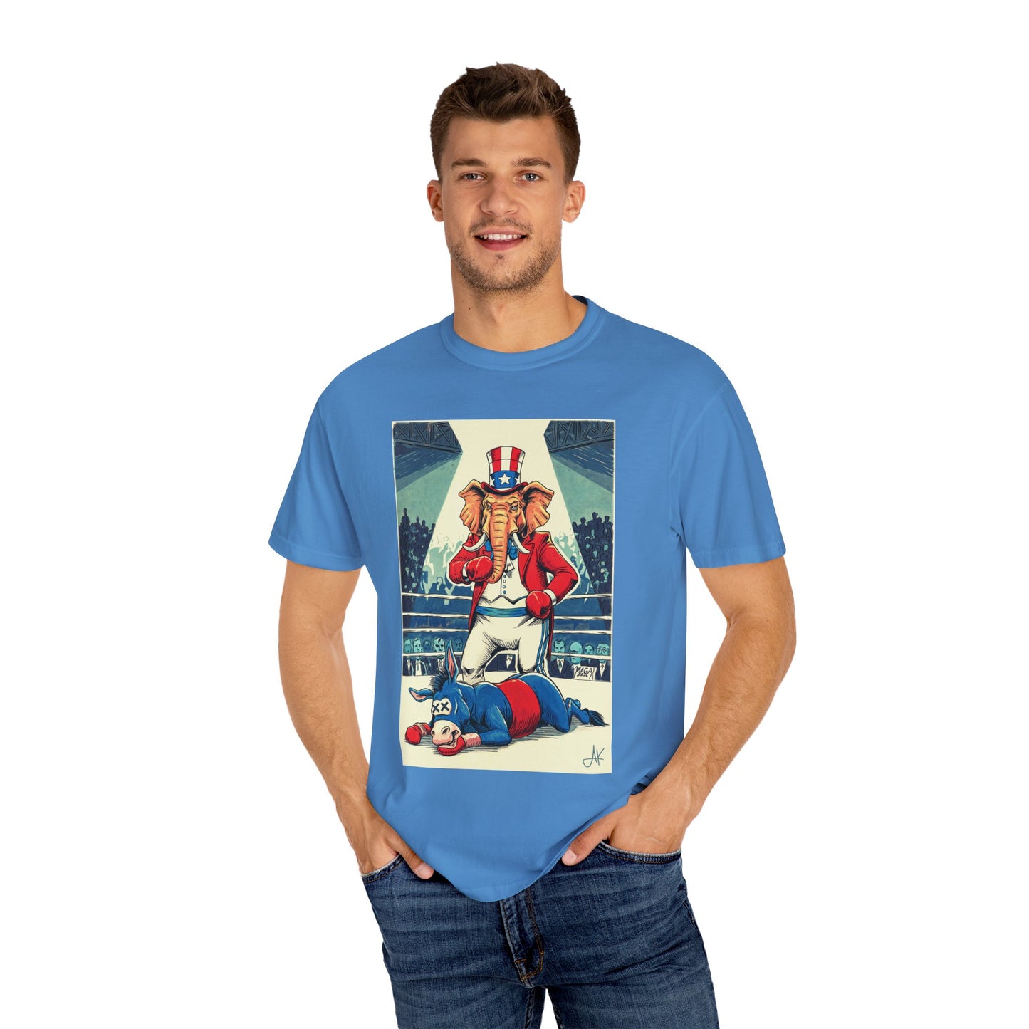 "Brutal Woke Knockout 2024", Unisex T-shirt (Light Colors)