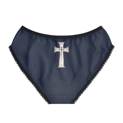 "First Darkness Then Comes Light" #02, Women's Briefs (Night Sky Blue)