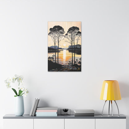 "Gentle Sound", Stretched Classic Canvas Fine Art Print