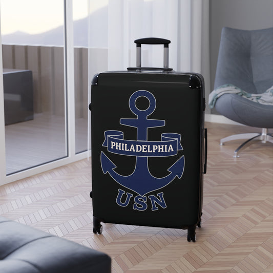"USN Anchor", Suitcase (Righteous Black)