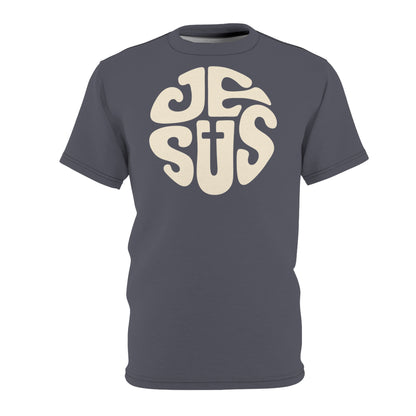 "Retro Jesus", Unisex T-shirt (Midnight Badger)