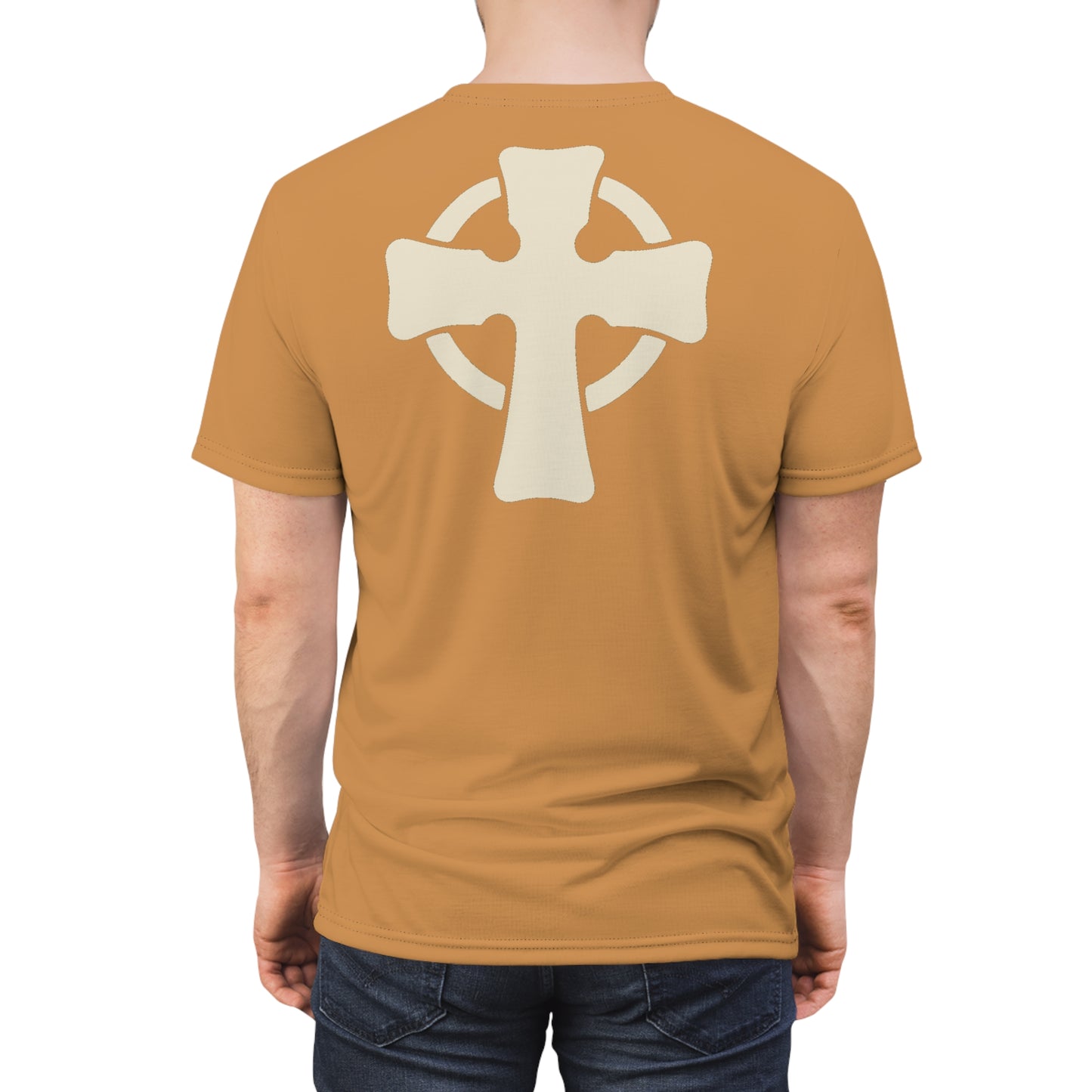 "Retro Jesus", Unisex T-shirt (Saffron Strands)