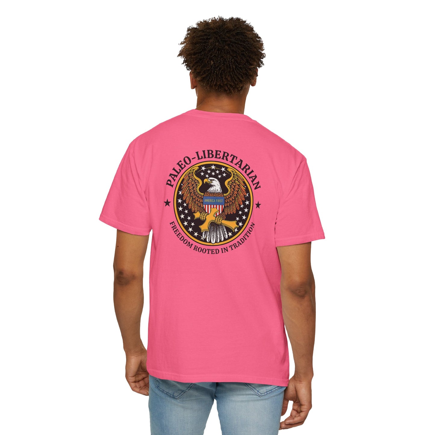 "Paleo-Libertarian" #01, Unisex T-shirt (Light Colors)