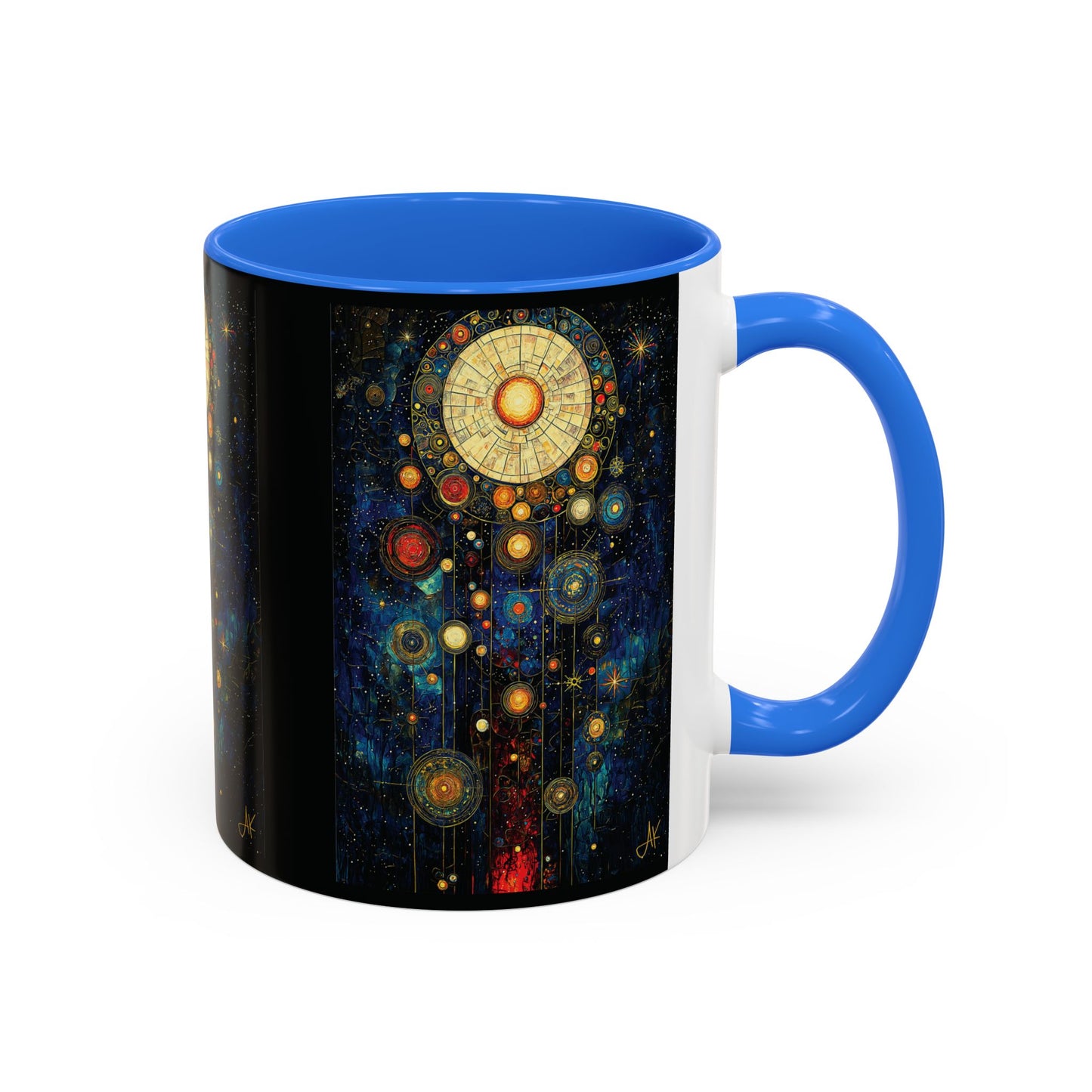 "Ancient Connection to God", Colorful Mugs (11oz, 15oz)
