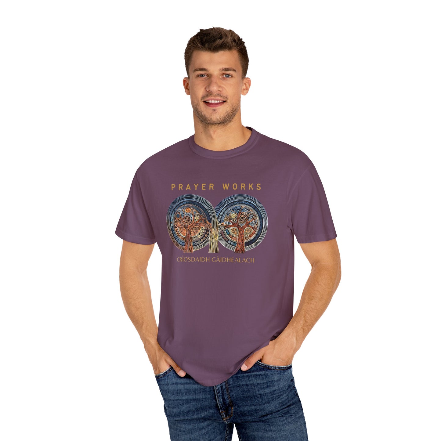 "Prayer Works - Criosdaidh Gàidhealach", Unisex T-shirt
