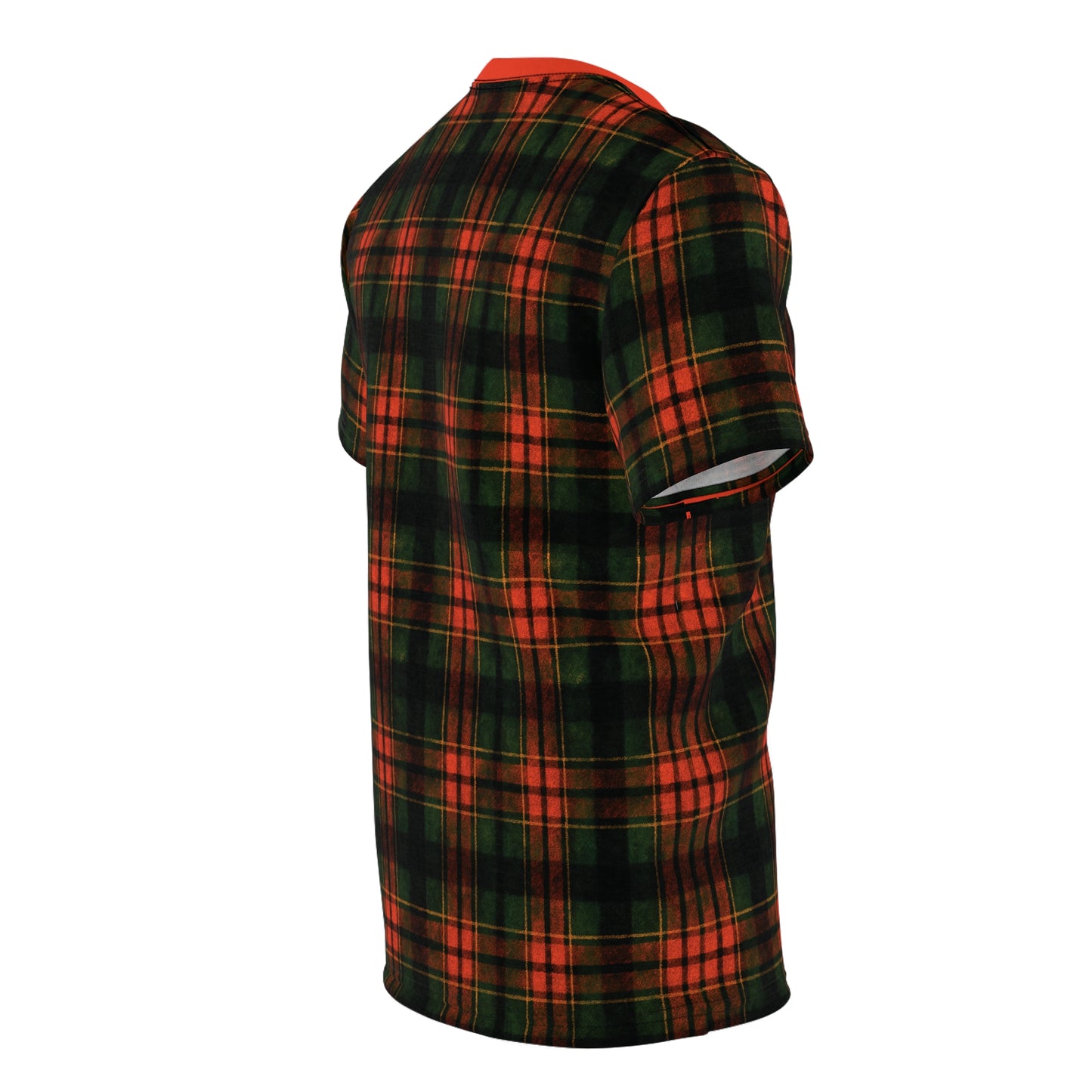"Kilmor Brieve Tartan", Unisex Tee (Brieve Red Collar)