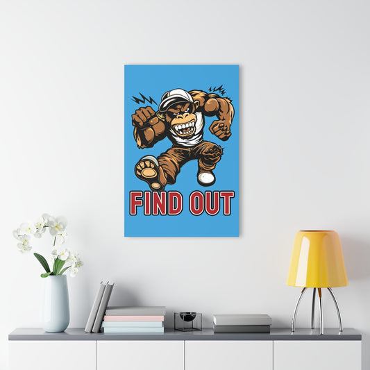 "Find Out", Acrylic Wall Prints (French Cleat Hanging) (Swimmer Blue)