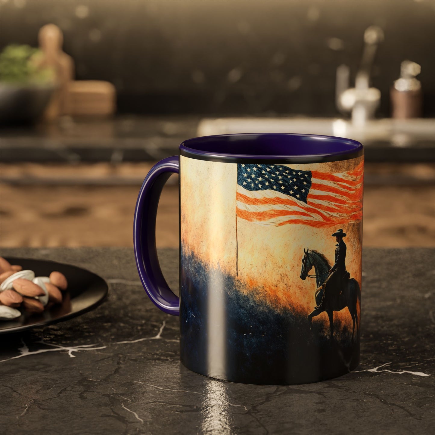 "Liberty under God", Colorful Mugs (11oz, 15oz)