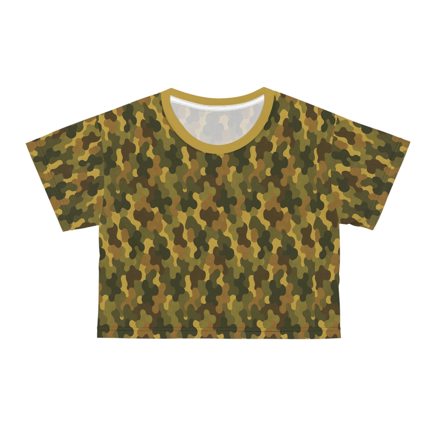 "SASR Day-Ops Camouflage", Crop Tee (SASR Yellow Collar)