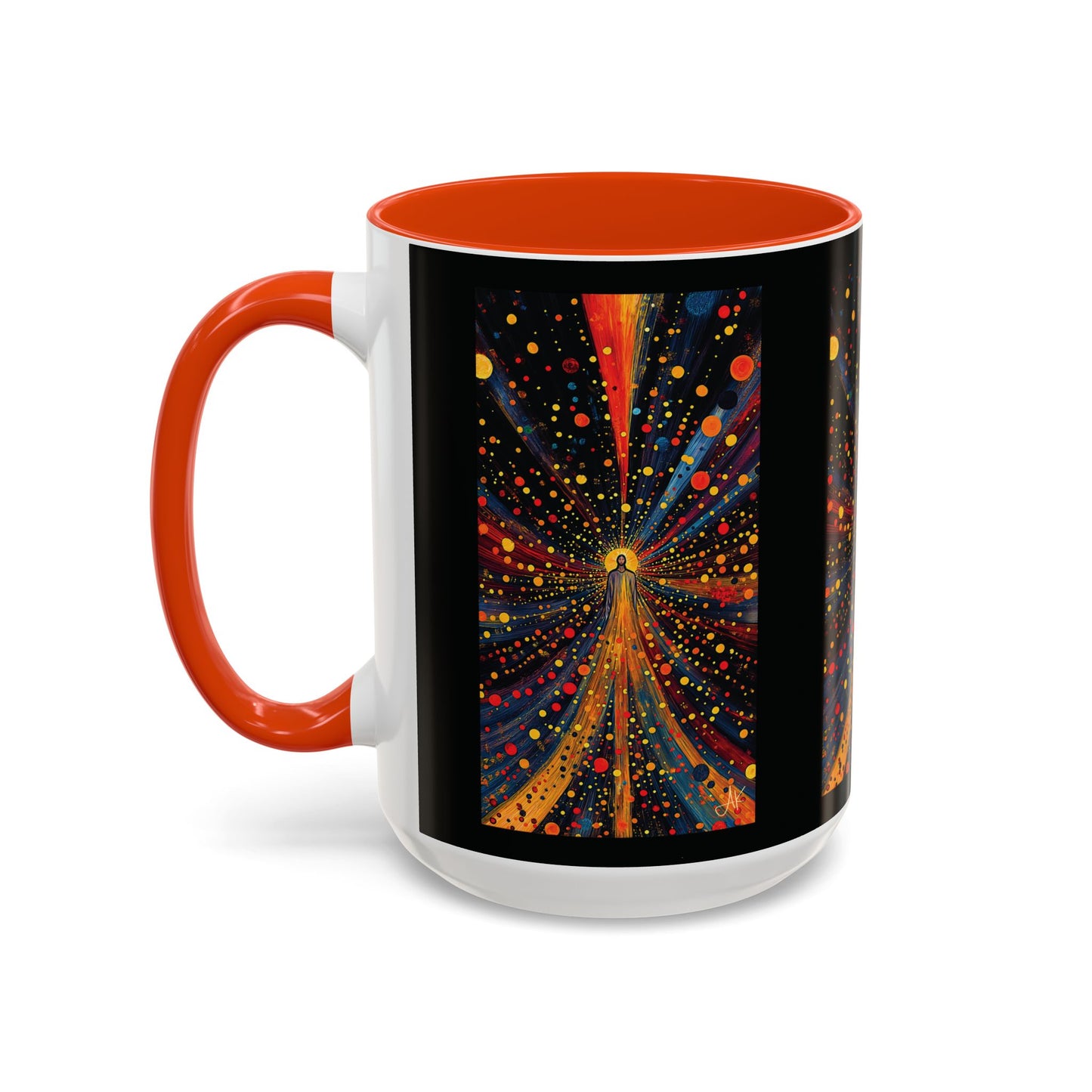 "Illuminated by Grace - 2 Corinthians 4:6", Colorful Mugs (11oz & 15oz)