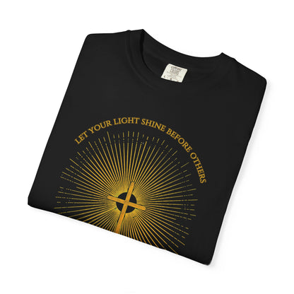 "Matthew 5:16 Sunburst", Unisex T-shirt