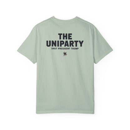 "The Uniparty Shot President Trump" #02, Unisex T-shirt