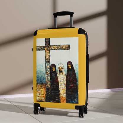 "At-the-Foot of the Cross - John 19:25", Suitcases (Yellow)