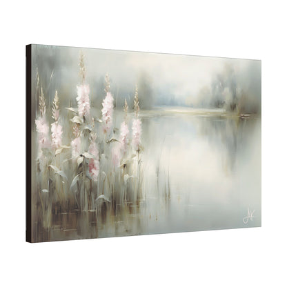 "Pink Rushes", Fine Art Classic Stretched Canvas
