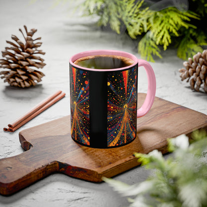 "Illuminated by Grace - 2 Corinthians 4:6", Colorful Mugs (11oz & 15oz)